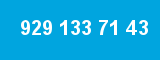 929 133 71 43 929 133 71 43